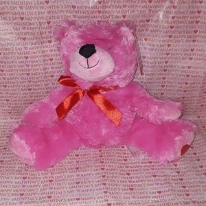 *** Red & Pink Valentine's Day - 14" Scented Plush Teddy Bear Strawberry Scented